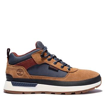 Timberland Férfi Field Trekker Rövidszárú Túrabakancs Barna / Kék